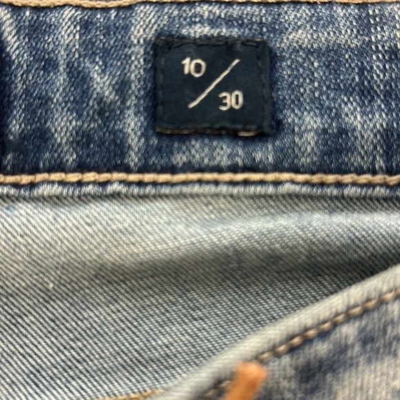 Lucky Brand Stella Skinny Distressed Jeans Frayed/Raw Hem NWT Size 10/30 Stretch - Picture 7 of 15